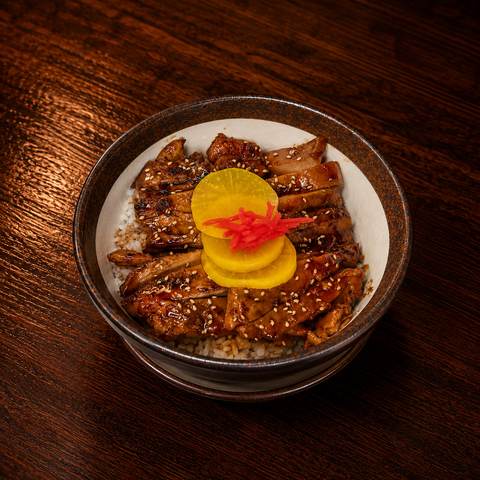 Chicken Teriyaki Don, photographed
