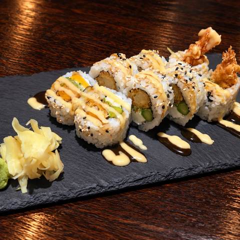 Shrimp Tempura Roll, photographed