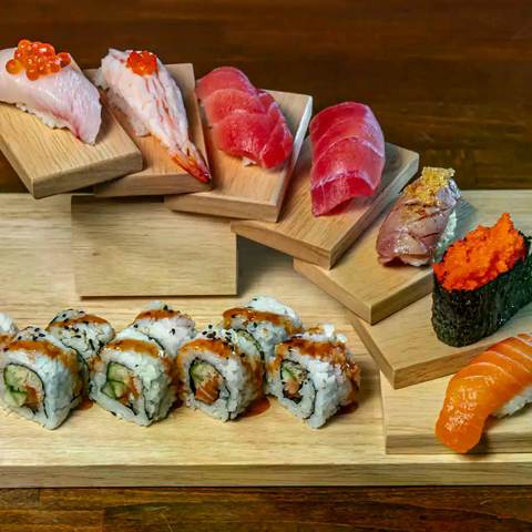 Sushi Platter*, photographed